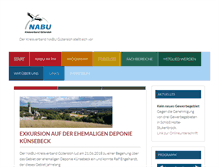 Tablet Screenshot of nabu-guetersloh.de